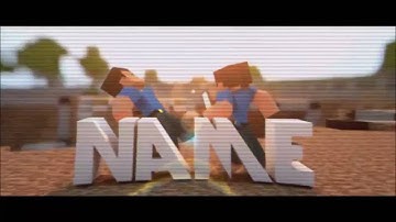 FREE AE & C4D Intro Template  3D Animated Minecraft Sync Intro Template #388