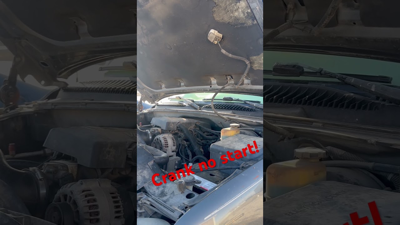 Chevrolet 1500 1999 года выпуска, у которого не заводится двигатель после установки нового аккуму...