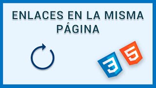 Enlaces en una misma Página Html-Css