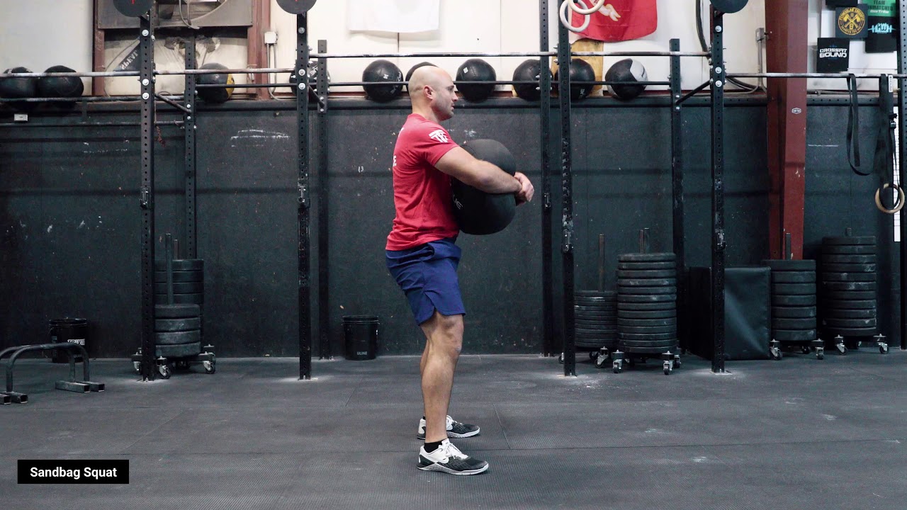 Sand Bag Squat TTT Exercise Index YouTube