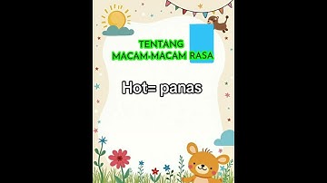 Thumbnail of Jadi Mudah mengenal macam-macam Rasa pakai bahasa inggris lewat lagu inii !! #belajar #guru #anak
