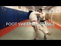 foot sweep bjj stance (deashi harai)