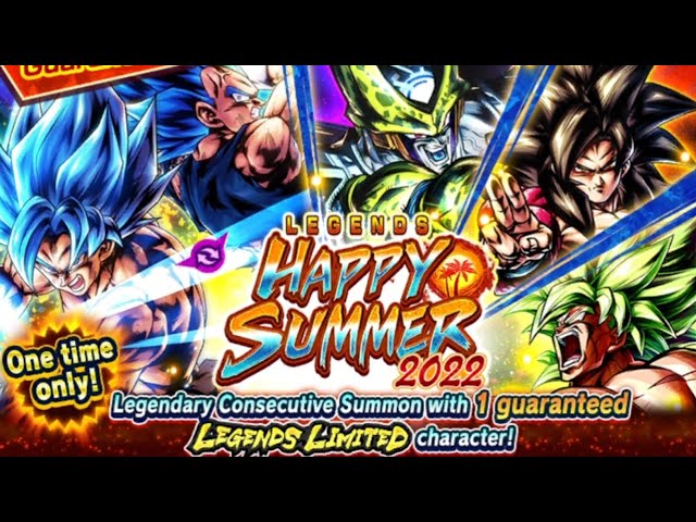 Dragon Ball Legends - [70 Million Users Worldwide! 1 LEGENDS LIMITED  Guaranteed Summon On Now!] One LEGENDS LIMITED character guaranteed in  this Consecutive Summon! You can play it up to 5 times!