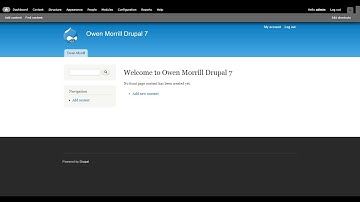 How to use the menu in Drupal 7 | Authors & Site Builders