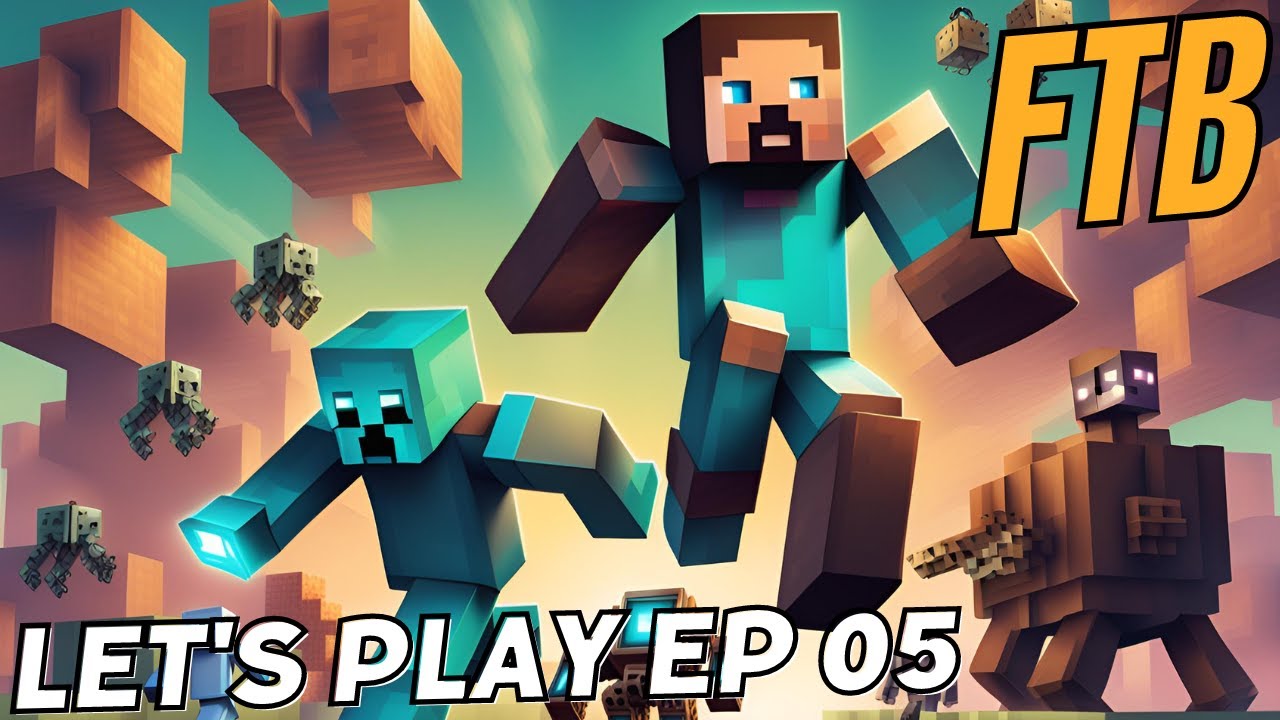 Embarking On An Epic Minecraft Adventure With Ftb Mods! Episode 05 Direwolf20 Let's Play