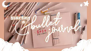 How do you set up a bullet Journal in the middle of the year?