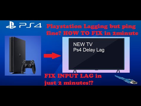 How to Fix Ps4/Ps5 Lag  in just 2 minutes!? *2022*  Quick Fix for Ps4 Input delay in new Tv/Device.