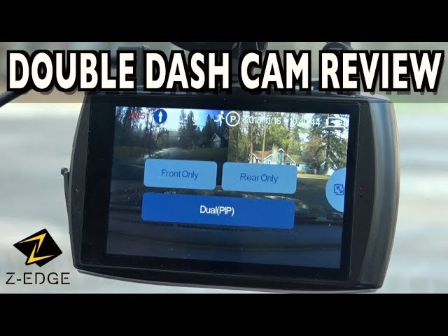 Z-EDGE R1 Dual Dash Cam Full HD 1920x1080 Built-in Wi-Fi