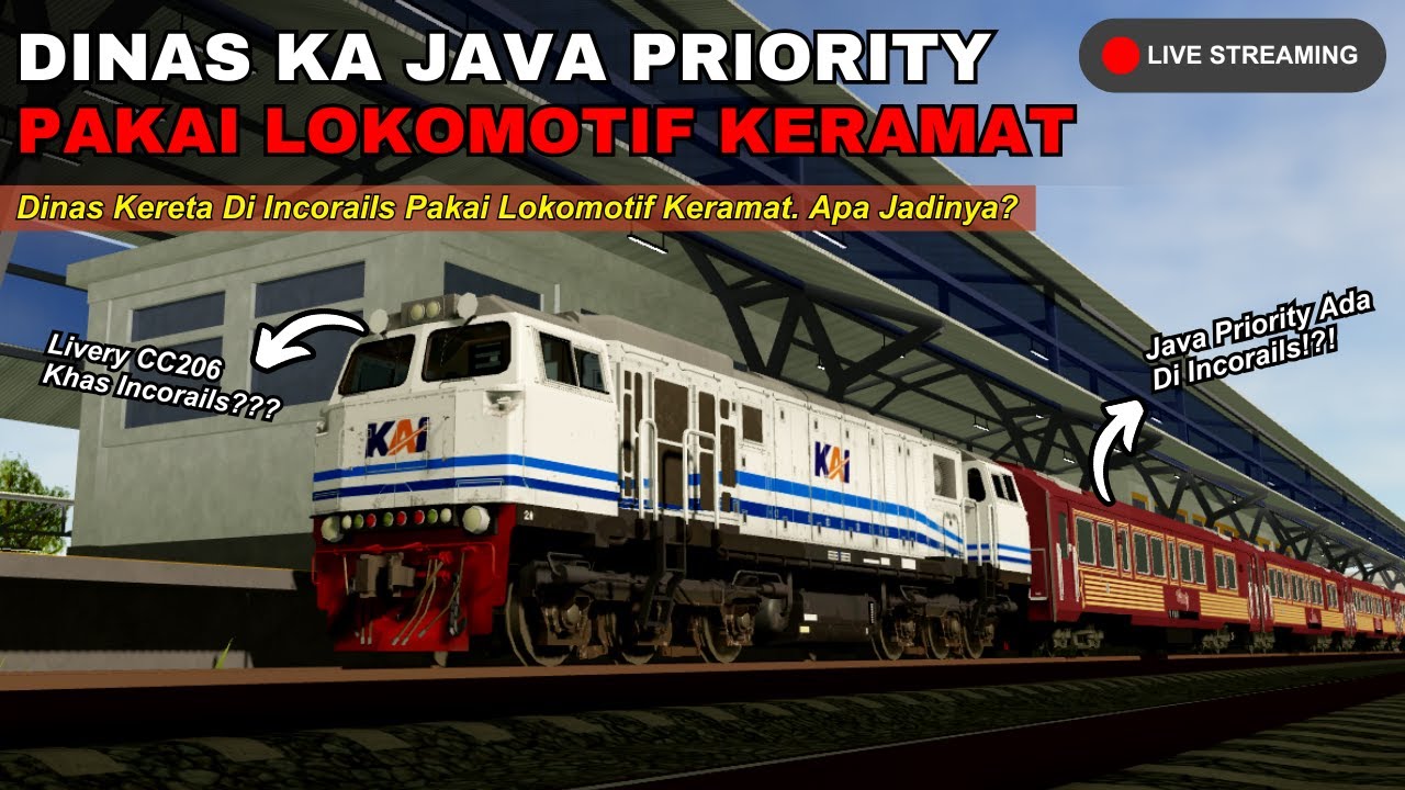 Dinas Kereta Api Java Priority Di Incorails [Roblox Incorails] - YouTube
