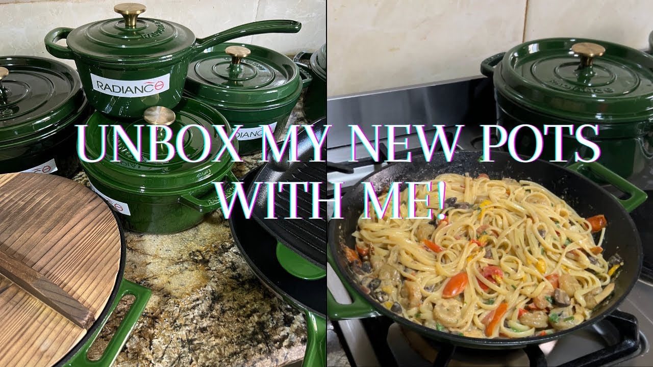 I GOT NEW CAST IRON POTS!! Let’s cook - YouTube