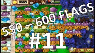 Plants vs Zombies Survival Endless 550 - 600 Flags screenshot 3