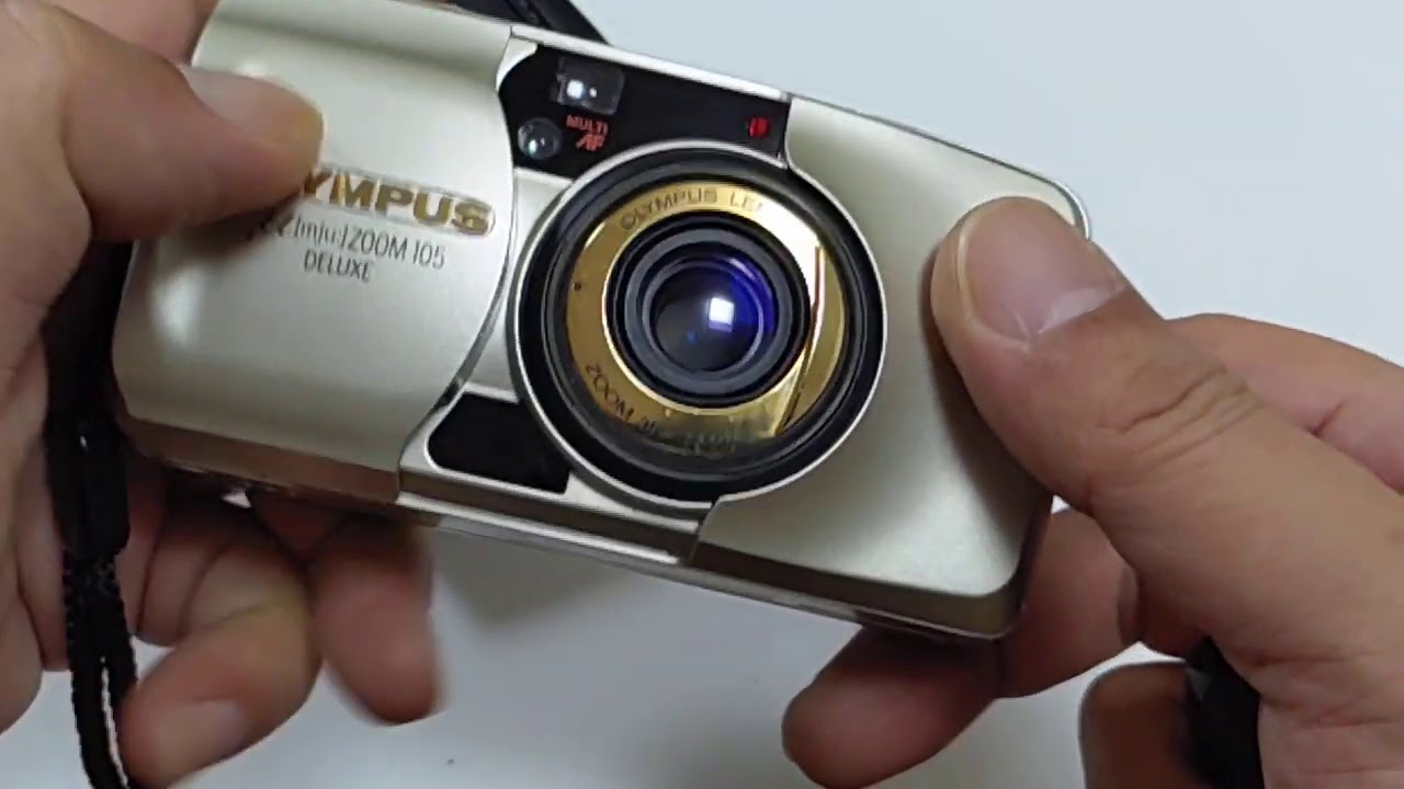 Kent Isoleren Deens Olympus Mju Zoom 105 Deluxe - YouTube