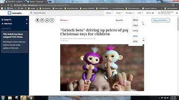 Assigning Articles from NEWSELA to Google Classroom