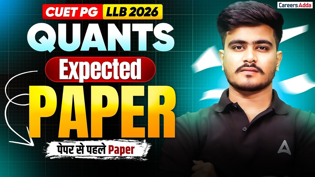 CUET PG LLB & MH CET Law 2026 Quantitative Aptitude Imp Questions ...