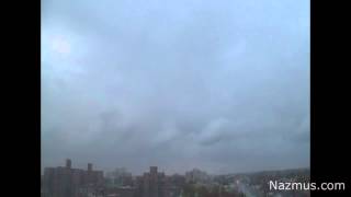 Hurricane Sandy Sky Timelapse from New York City