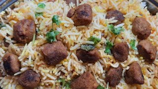 Soya Chunks Biriyani | Vegetable Biriyani | Geethikas Kitchen