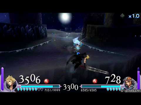 ディシディア　クラウドVSフリオニール　バグｗ？