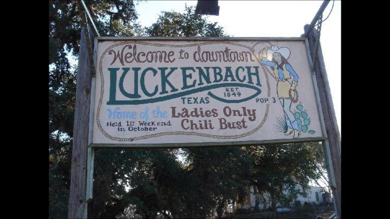 Luckenbach Texas YouTube
