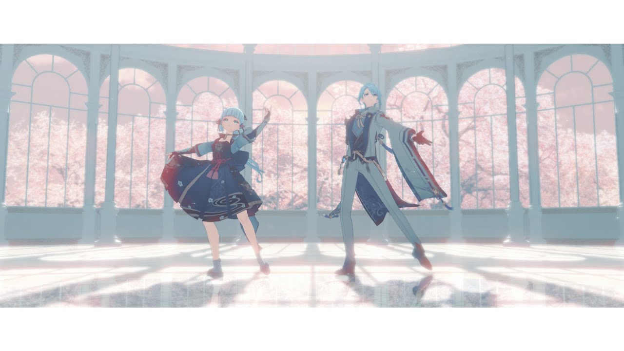 【原神MMD】蜜月アン・ドゥ・トロワ【神里綾人＆神里綾華】