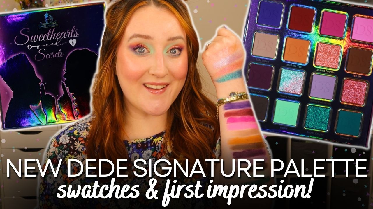 Обзор и свотчи палетки теней для век SWEETHEARTS & SECRETS! Dede Signature *НОВИНКА* Красочный ин...