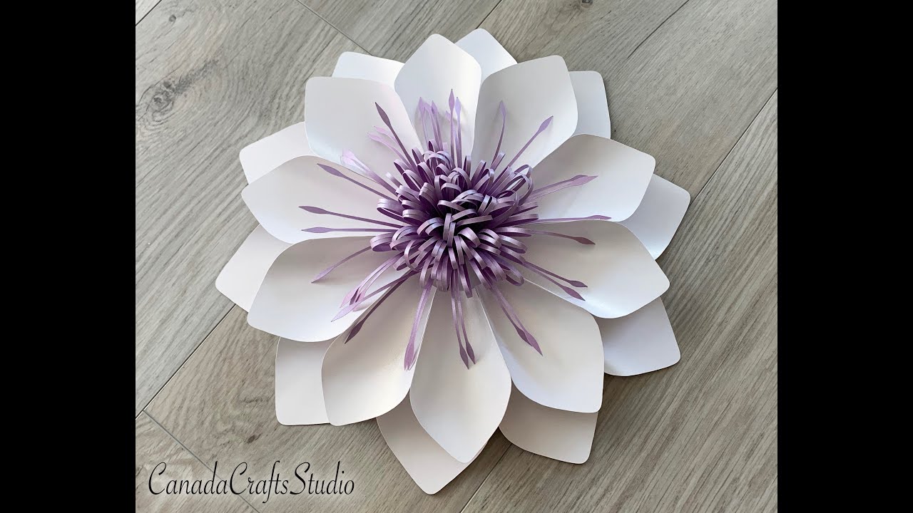 Large Paper Flower Template - Set 2 – DIY Craft Tutorials