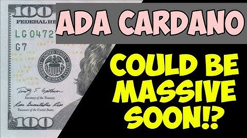 CARDANO (ADA) ANALYSIS + PREDICTONS! - COULD ADA BE THE NEXT GENERATION OF CRYPTO & ROCKET SOON!!??