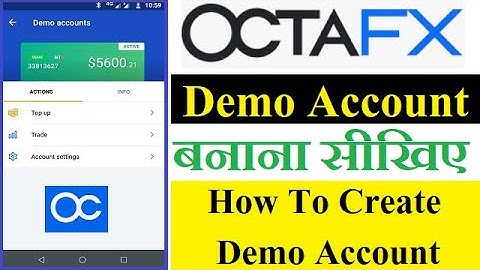 How To Create Demo Account on OctaFX | OctaFX Me Demo Account Kaise Banaye in Hindi