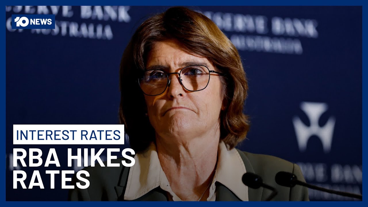 RBA Hikes Interest Rates Up To 4.35 Per Cent | 10 News - YouTube