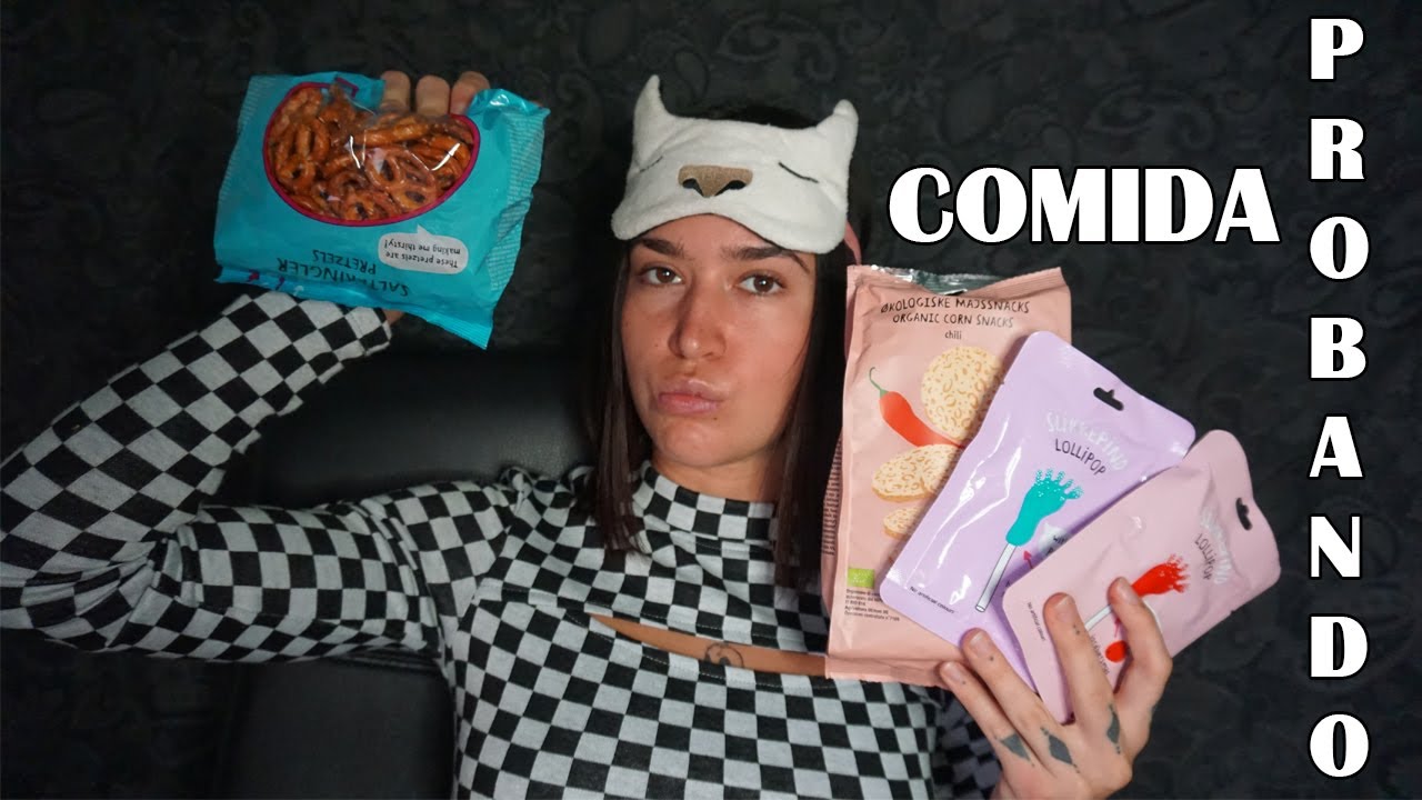 ASMR probando COMIDA 3 YouTube