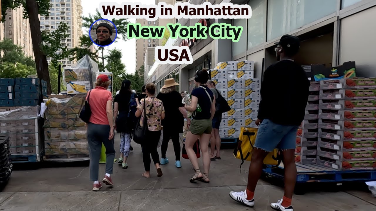 New York City - Manhattan - Columbus Ave Walk | Walking in the Upper West Side