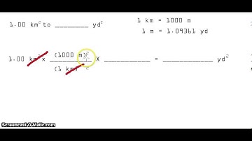 Unit Conversion: square kilometers to square yards