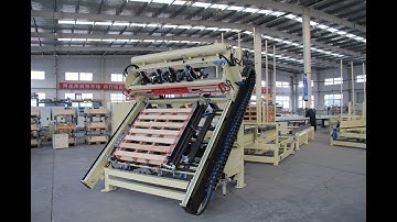 SF9025 stringer pallet nailing machine with Heat stamping device