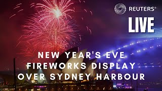 LIVE: New Year's Eve fireworks display over Sydney Harbour