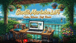 Warm Breeze LoFi 🌊 Cozy Marimba Chillhop for Focus, Sleep & Peaceful Vibes