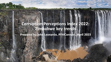 Corruption Perceptions Index 2022 Zimbabwe key trends