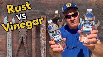 Vinegar VS Rust Remover Brands