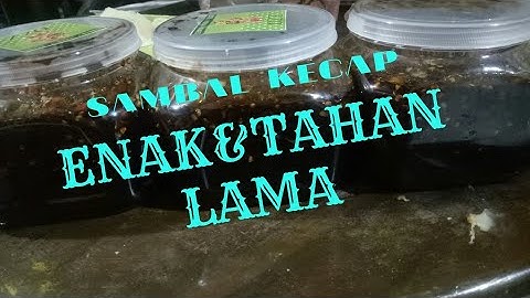 Sambal Kecap Enak dengan Kecap Sedap