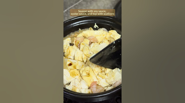Easy Shrimp Tofu Hotpot (鲜虾豆腐煲) #shorts