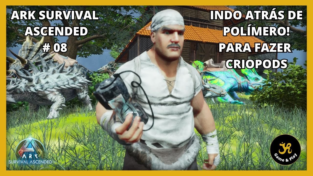 ARK SURVIVAL ASCENDED - MAPA - SVARTALFHEIM - Indo atrás do polímero para fazer CRYOPODS!