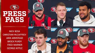 Purdy, Bosa, Kittle, McCaffrey, Warner, Armstead Recap 'TNF' Victory | 49ers