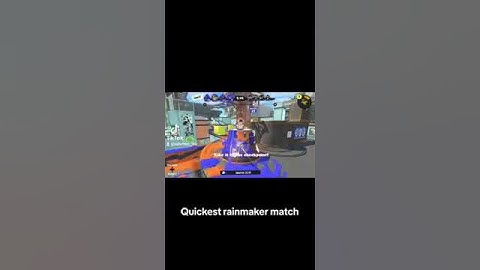 Quickest Rainmaker Match (clip by @Joseph_KIB) #splatoon3 #anarchybattles #rainmaker #shorts #gaming