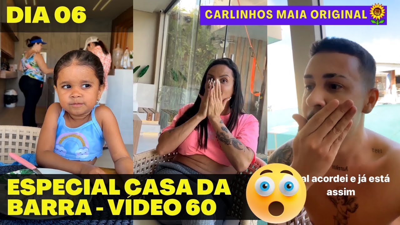 TEVE TRAIÇÃO | COMEÇOU A FOFOCA LOGO CEDO NA CASA DA BARRA 😲😲 | CARLINHOS MAIA 🌻