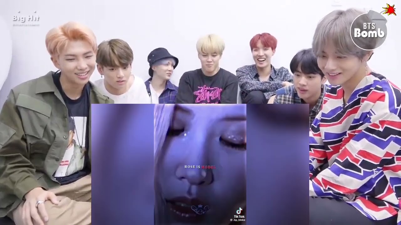 BTS reaccióna a Blackpink tiktok edits