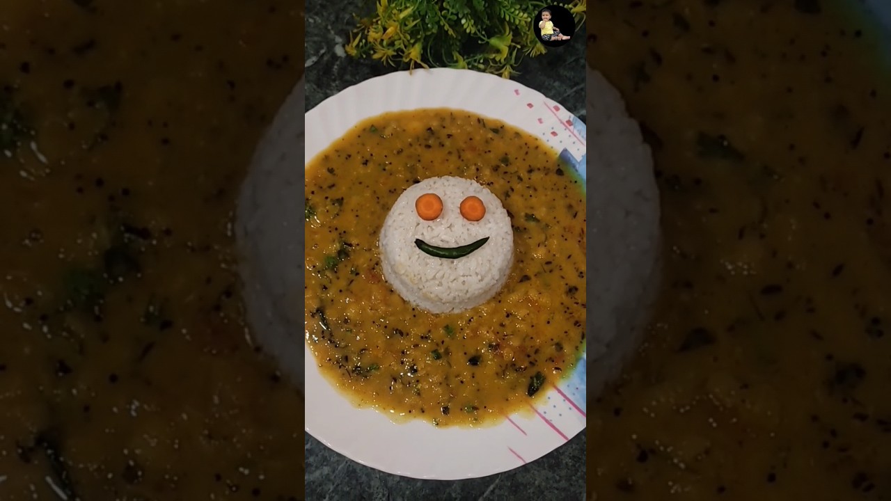 Happy Emoji | Dal chawal plating Ideas 
