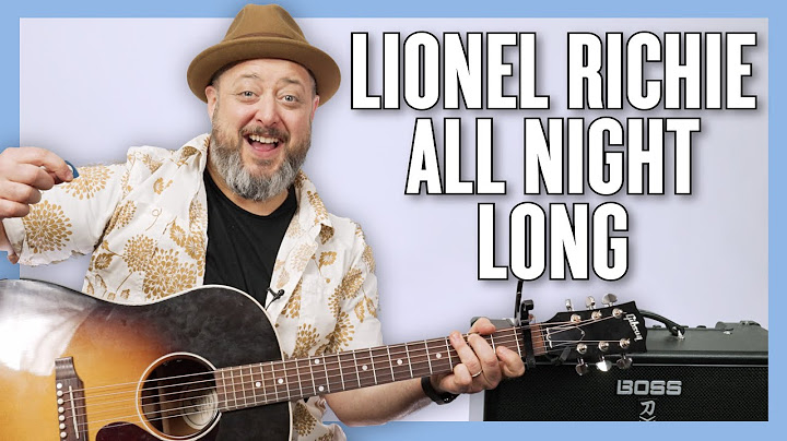 All Night Long (All Night) Guitar version - Guitar performance video thumbnail
