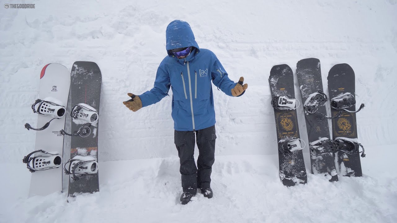 Burton AK 3L Stretch Hover Jacket On 