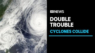 A rare weather phenomenon off the WA coast as two massive storms look set to clash | ABC News
