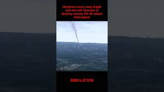 Ukrainian Army Uses Eagle Anti Aircraft Missiles To Destroy Enemy Ka 50 Attack Helicopters