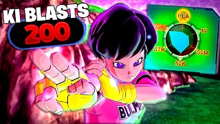 This 200 KI BLAST Female Earthling Build Is CRACKED on Xenoverse 2