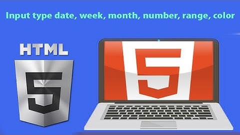 HTML5 для начинающих: input типы date, week, month, number, range, color | Урок 6